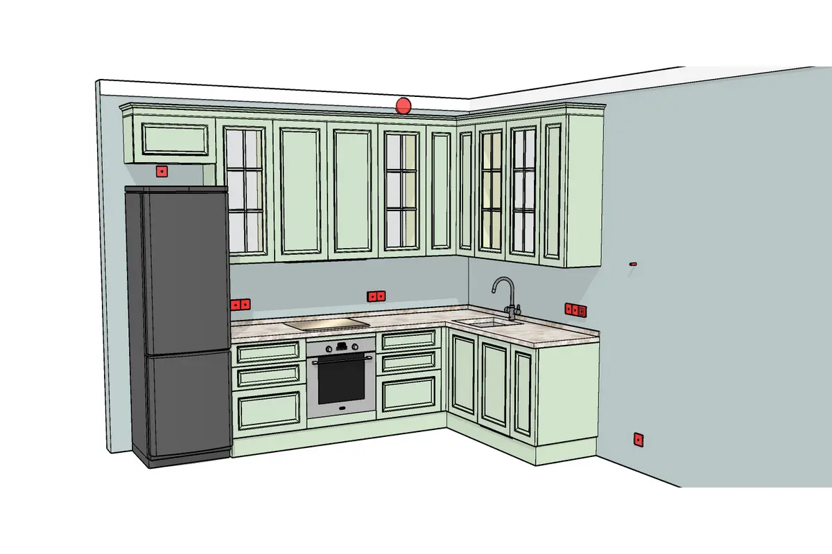 Дизайн уютной кухни