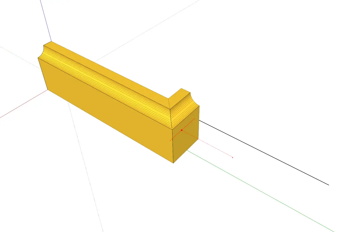 Работа с инструментом SketchUp – Ведение (видео-урок), 10 мин – ЗАПИСКИ  ДИЗАЙНЕРА