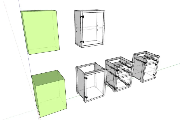 Моделирование каркасно-рамочной мебели в SketchUp