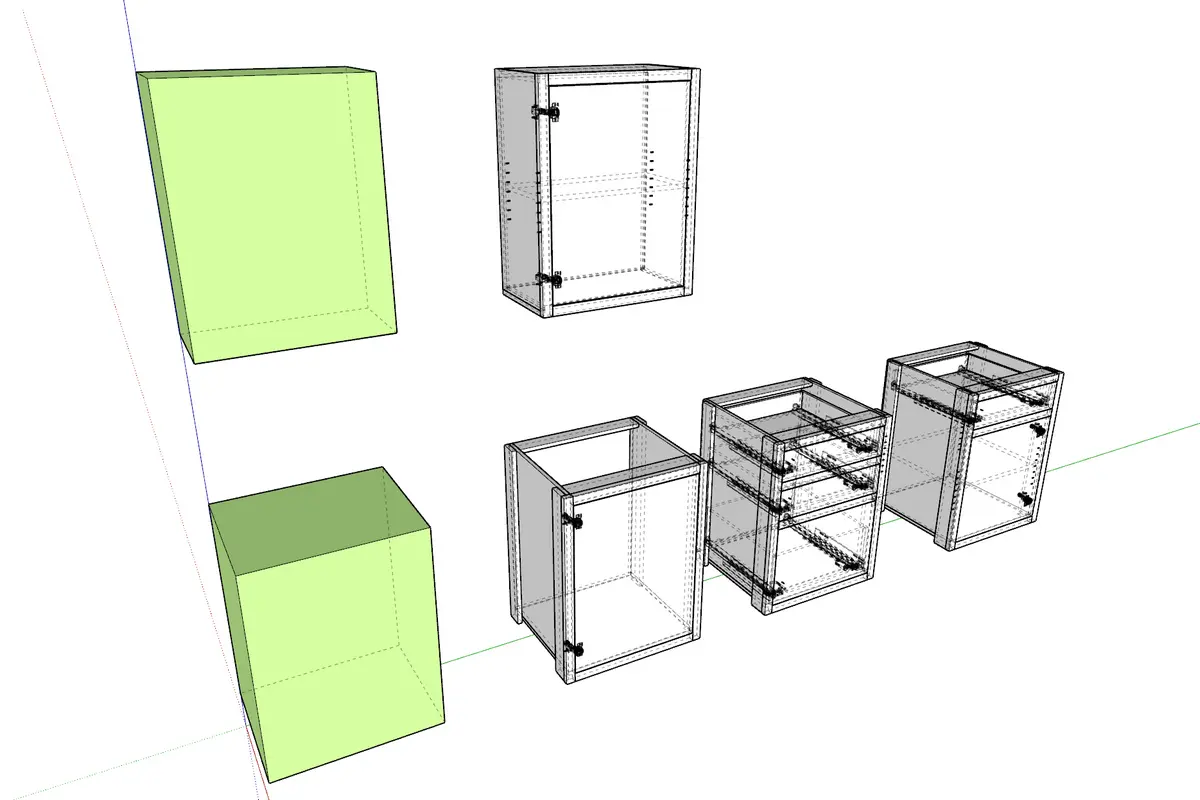 Моделирование каркасно-рамочной мебели в SketchUp – План обучения (6  видео-уроков), 49 мин – ЗАПИСКИ ДИЗАЙНЕРА