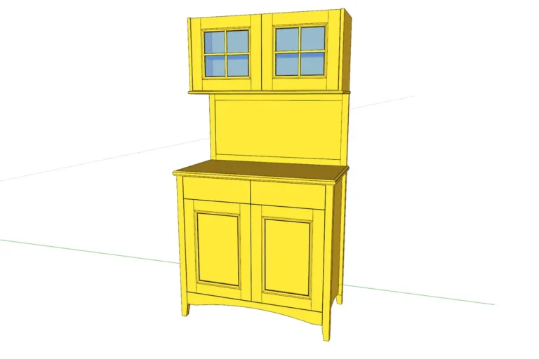 Моделирование классического буфета — Формирование классических рамочных фасадов