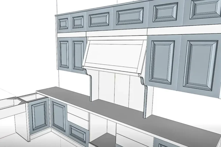 Моделирование классического кухонного портала