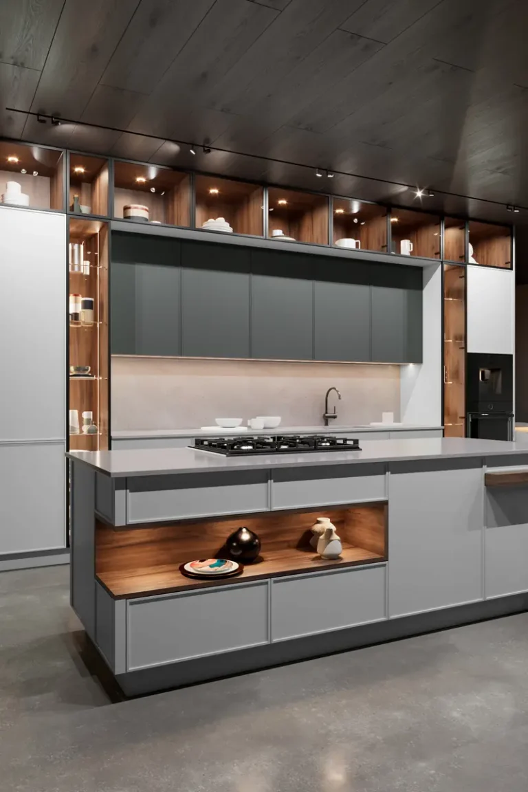 Современная белая кухня JG Минимал в стиле минимализм