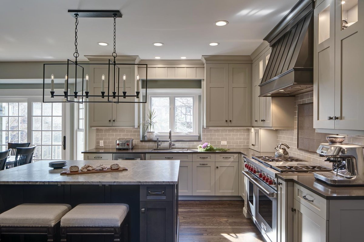 Современный дом в стиле Craftsman — Glen Ellyn, IL Кухня Modern Craftsman