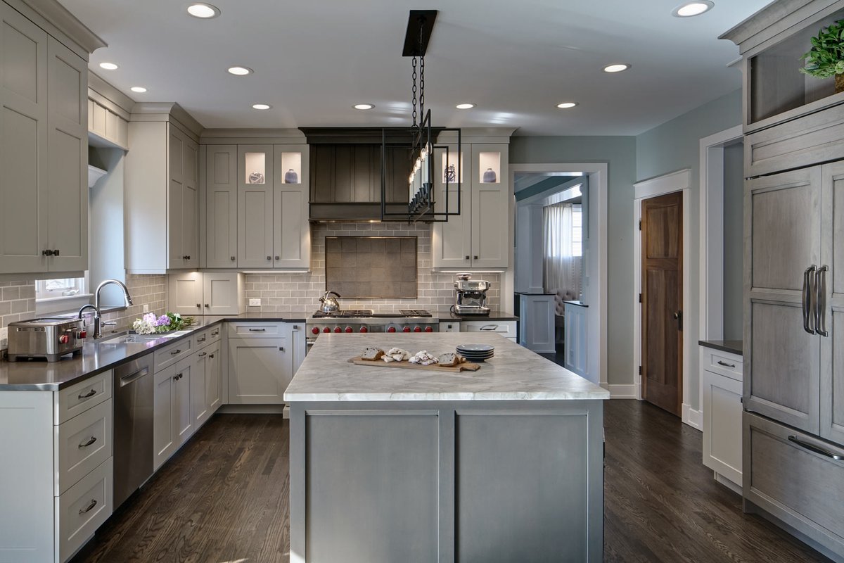 Современный дом в стиле Craftsman — Glen Ellyn, IL Кухня Modern Craftsman