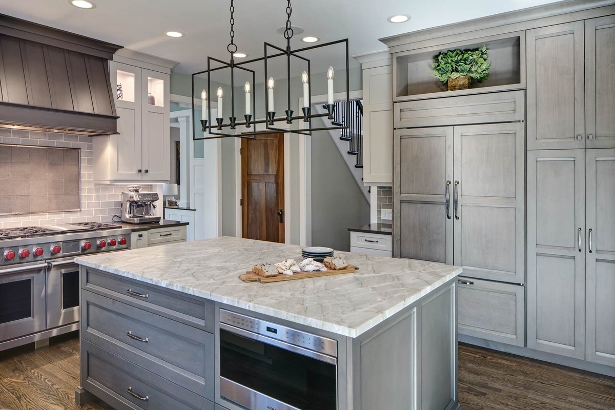 Современный дом в стиле Craftsman — Glen Ellyn, IL Кухня Modern Craftsman